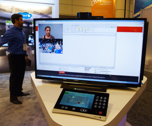 StarLeaf demonstrated ease of collaboration with calls and file sharing with a London-based participant.