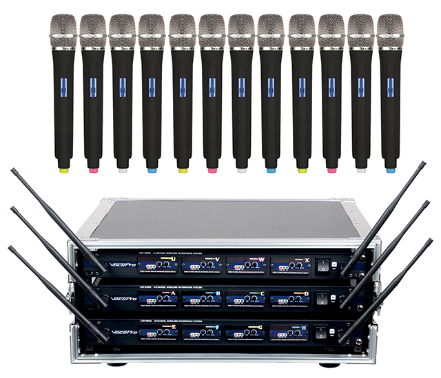 VocoPro Affordable MultiChannel Wireless Microphone Packages