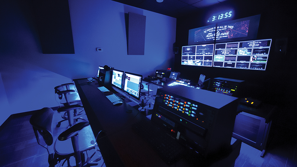 The Mountain Road campus’ new dedicated control room gives Mountain Christian’s media team and volunteers everything they need to produce high-end, broadcast-quality video.