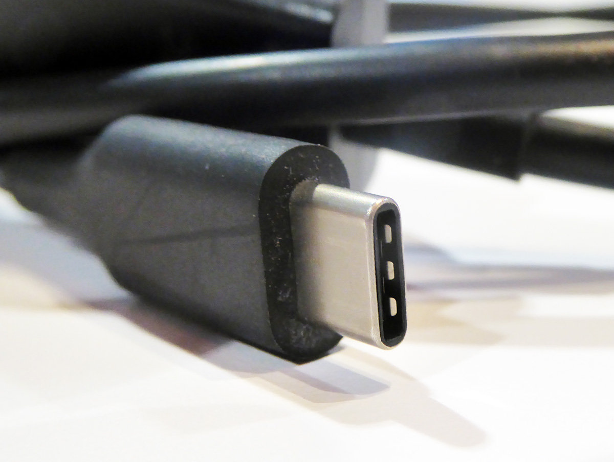 The USB 3.0 Type-C connector is a ground-breaking “smart” interface that can do triple duty (power, high-speed serial data and display connections). Look for it to dominate the mobile and personal electronics category in short order.