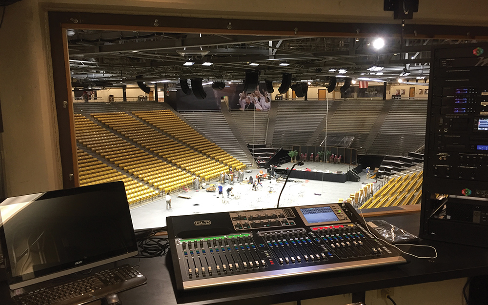 View from the mix position.