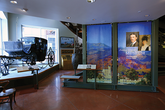 The El Pomar Penrose Heritage Museum in Colorado Springs began as a collection of carriages and antique cars connected to the venerable Broadmoor Hotel, and expanded to document the Pikes Peak Hill Climb Experience.