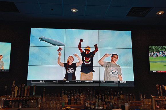 The primary videowall is comprised of nine 47-inch monitors.