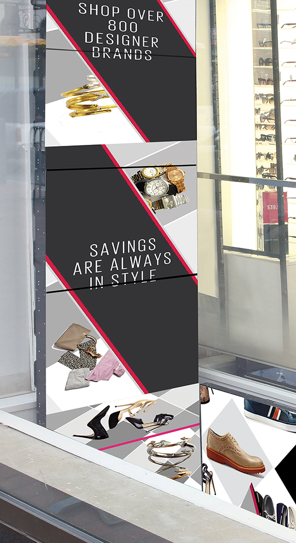 A single media player serves up content for multiple screens at Saks OFF 5th in San Francisco.