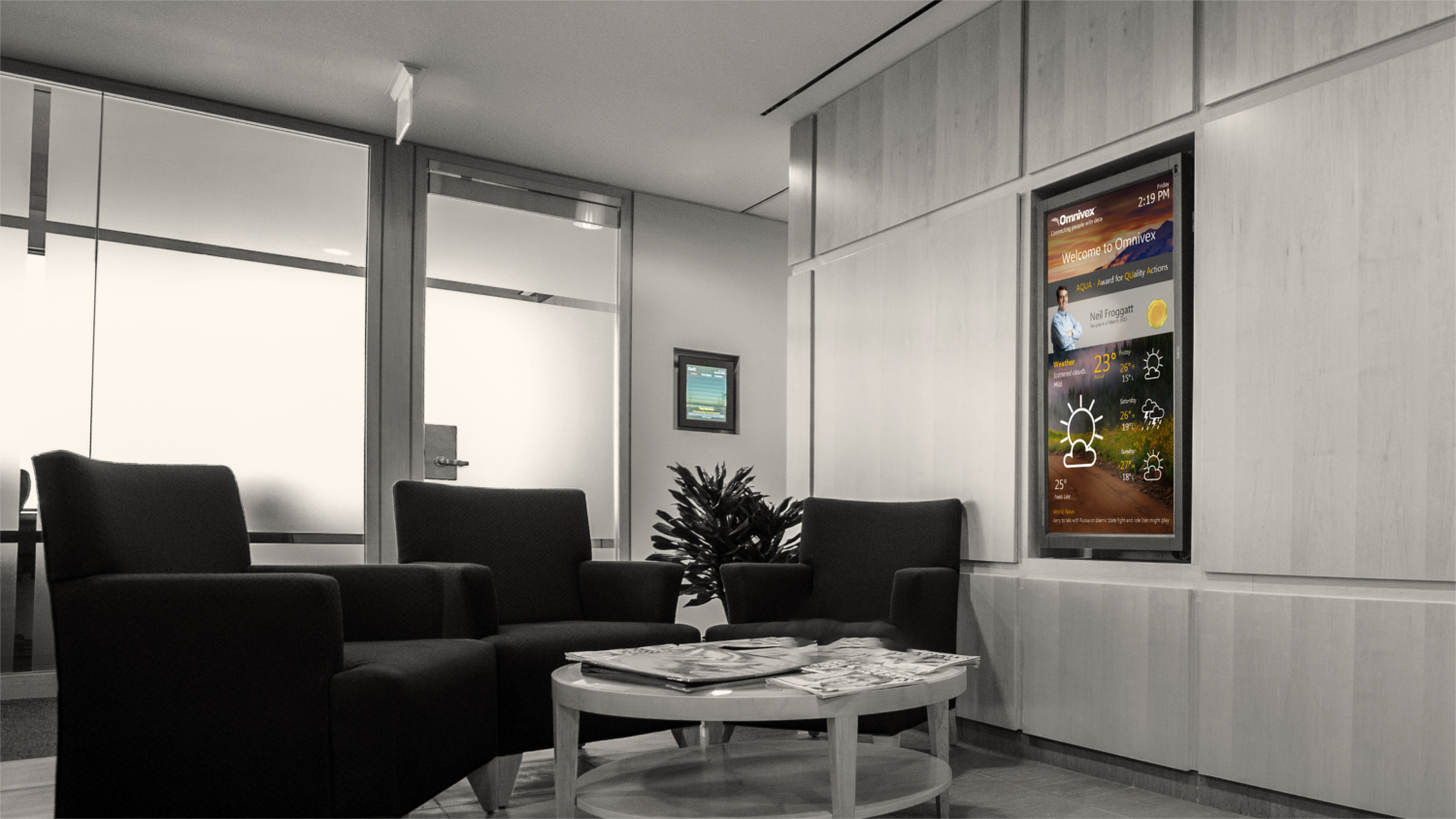 Impress your visitors while reinforcing corporate messaging.