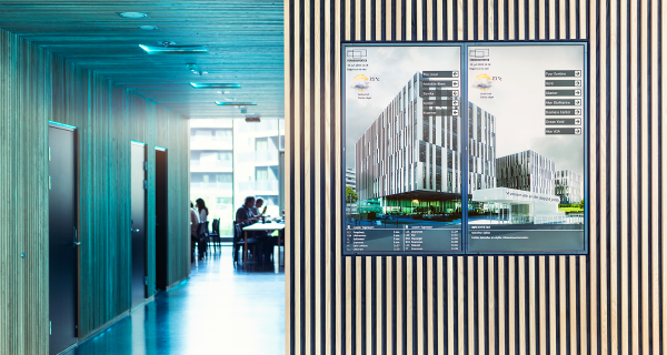 Provide personalized real-time information & easy building navigation.