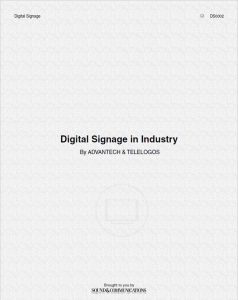 Digital Signage in Industry