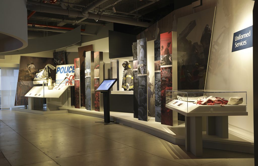 The 9/11 Tribute Museum’s six interactive kiosks enhance the visitor experience, allowing visitors to choose and control the playback of selected content.