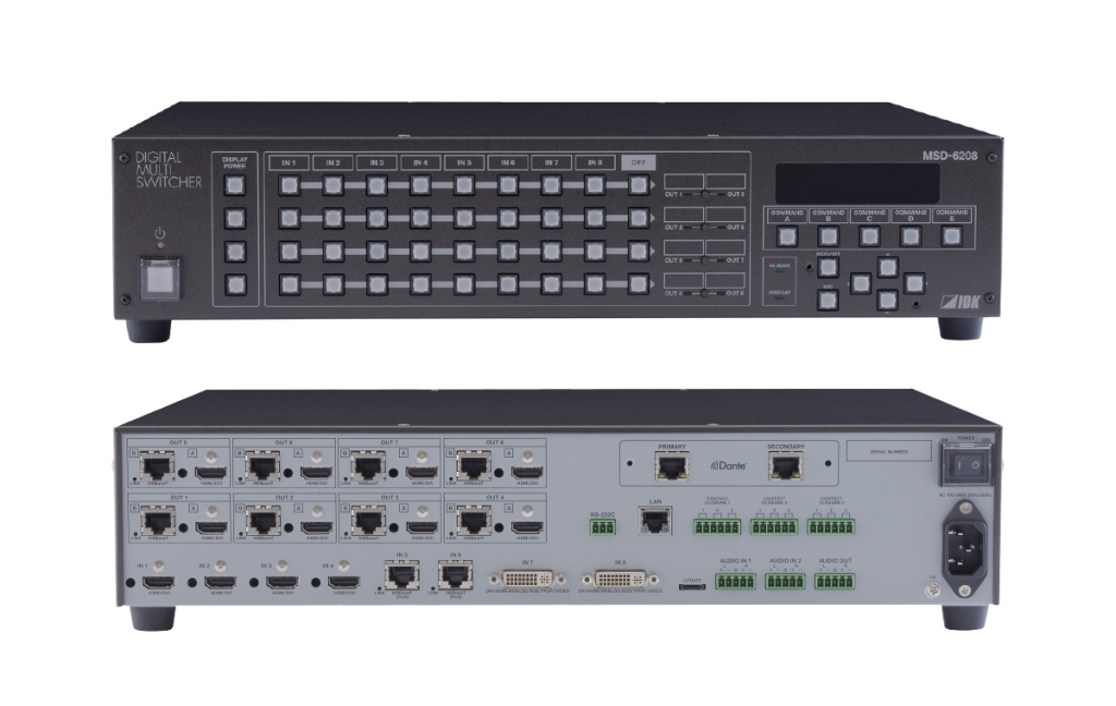 IDK America’s MSD-6200 Multi-Format AV Signal Switcher