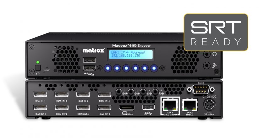 Matrox’s Maevex 6150 Quad 4K Enterprise Encoder Appliance