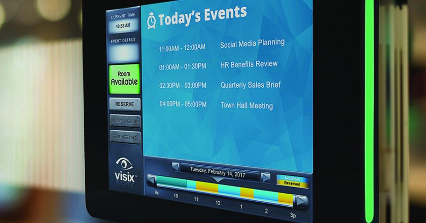 Visix 2nd-Gen Touch10 Interactive Room Sign