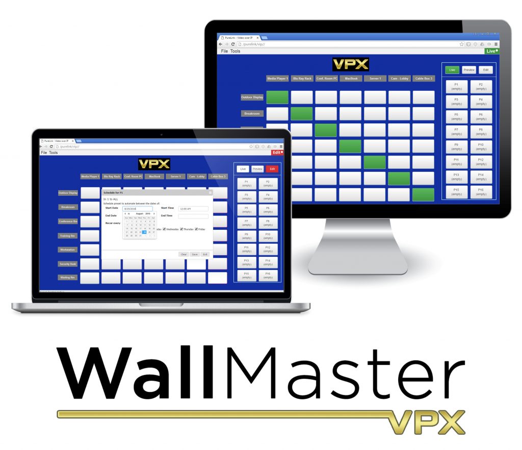 PureLink’s VPX WallMaster Plugin