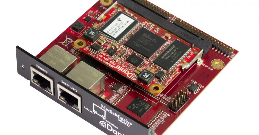 MediaMatrix’s MDM32 Dante Network Module