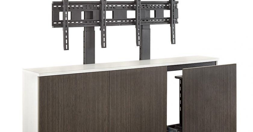 AVTEQ’s Thin 3-Bay Credenza