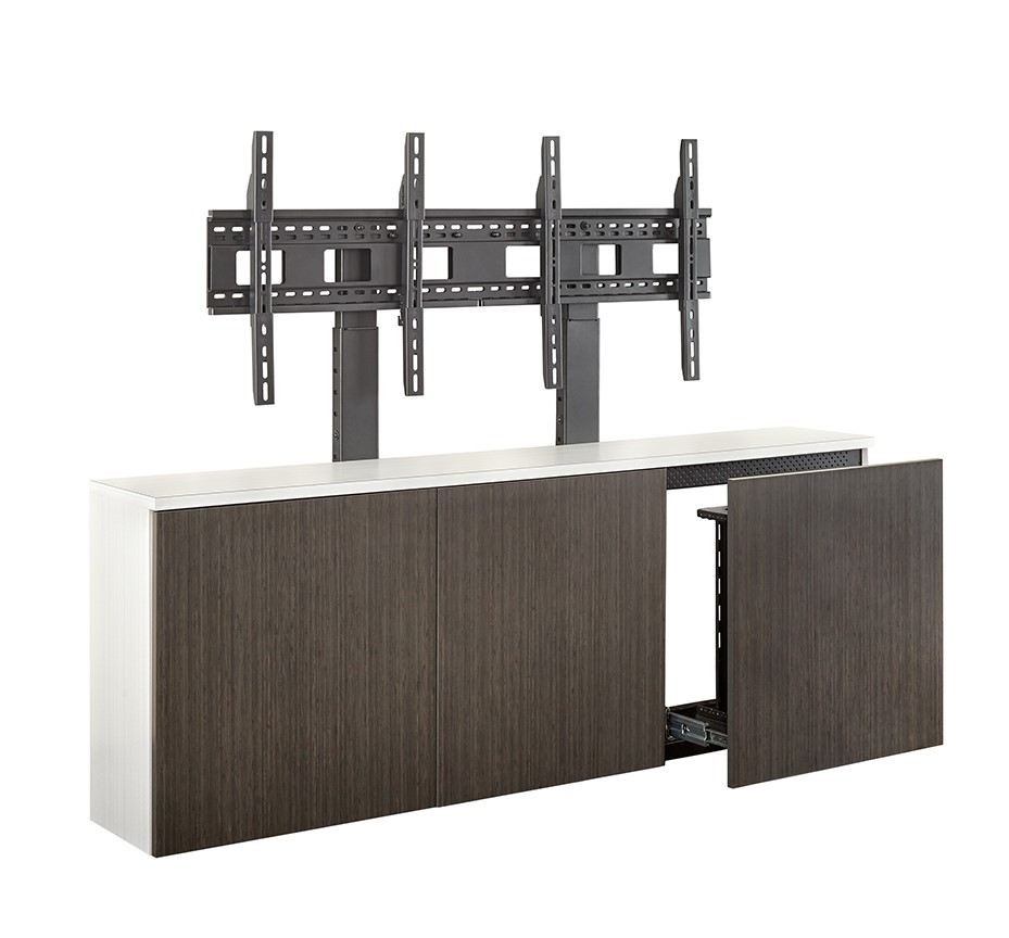 AVTEQ’s Thin 3-Bay Credenza