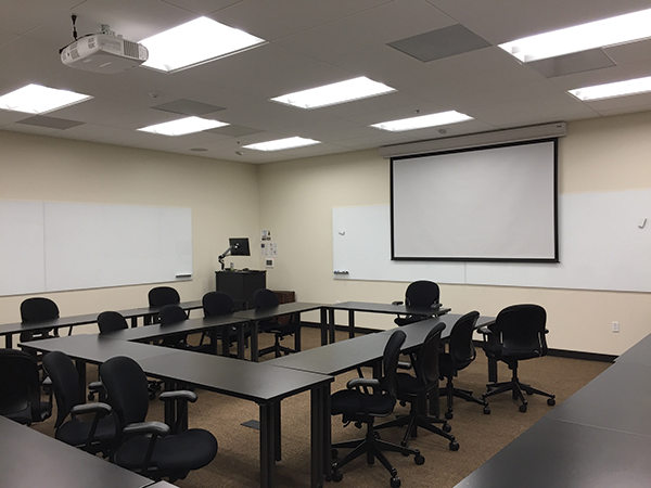 Control elements, projectors and projection screens are all well represented at the Payson Library and throughout Pepperdine’s campuses. The AV department has a strategy to stick with certain brands to make maintenance and support easier and more economical.