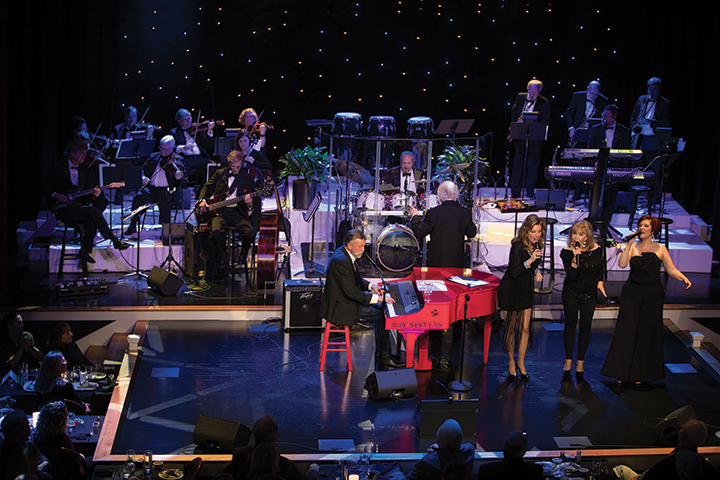 Ray Stevens performs one of his classic hits live onstage during the VIP Grand Opening of CabaRay.