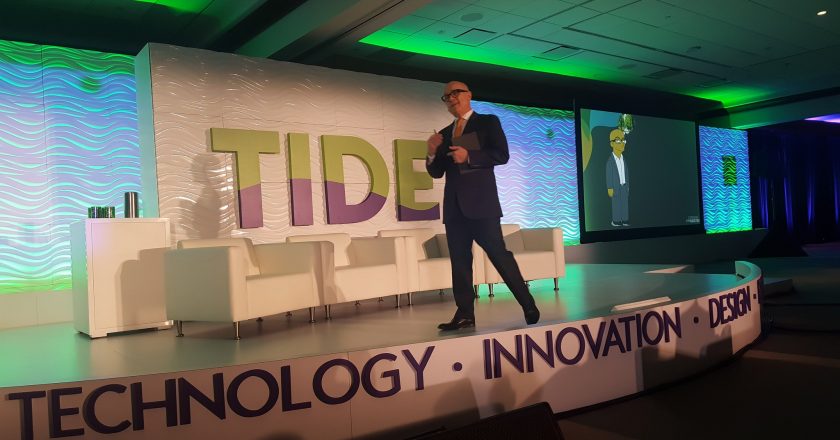Kevin Jackson, Creative Director, The Experience Is The Marketing, was the emcee at TIDE Las Vegas.