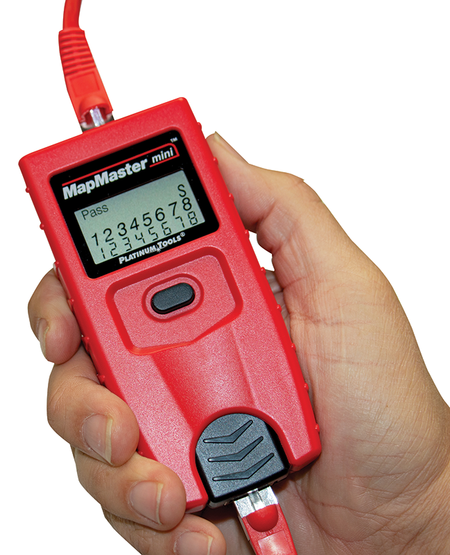 New MapMaster™ Mini RJ45 Pocket Cable Tester