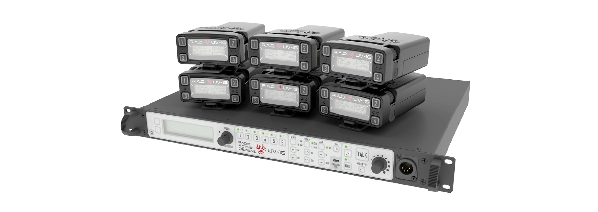 Radio Active Designs UV-1G VHF Band Wireless Intercom System