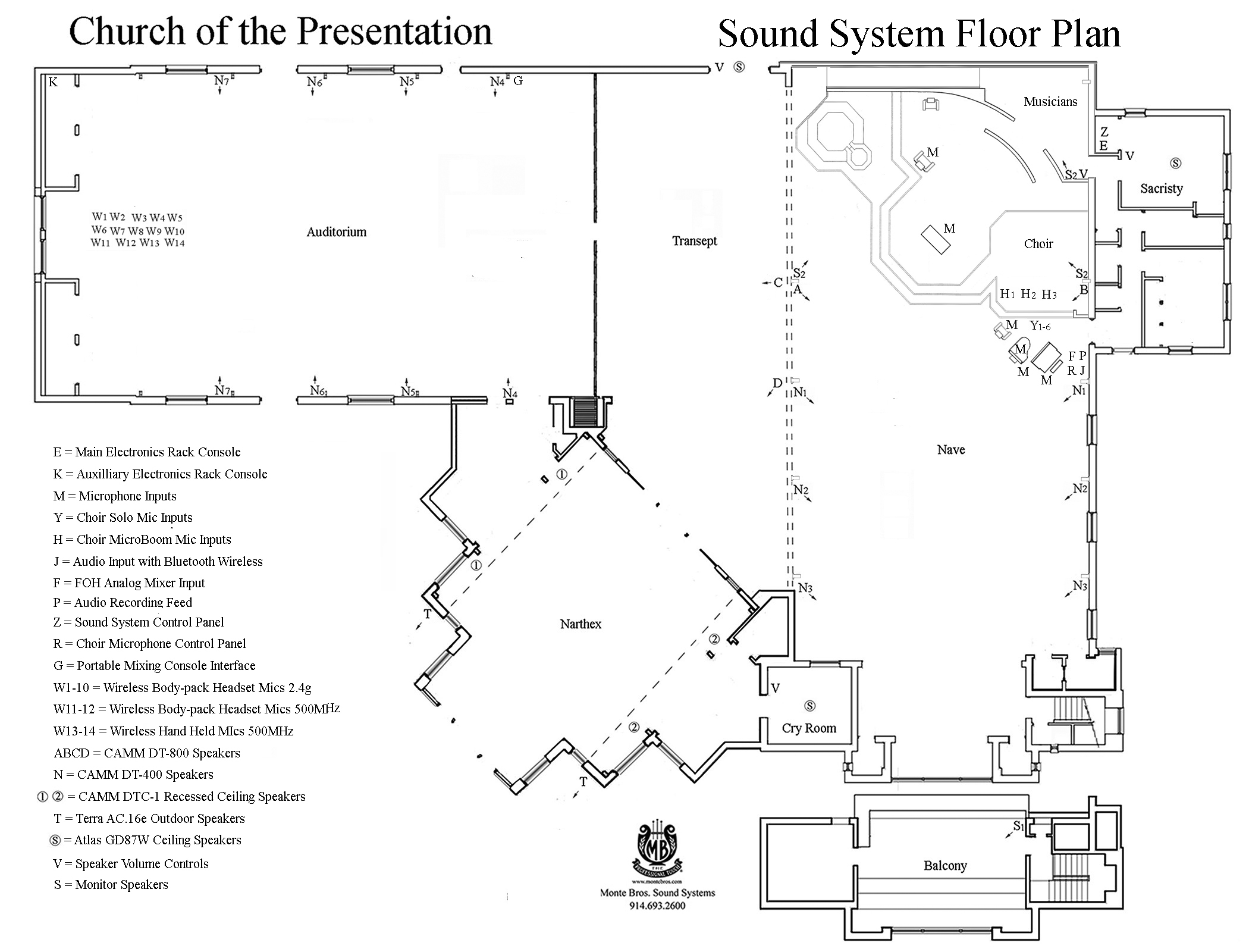 As Discussed Church Floor Plan Sound Communications