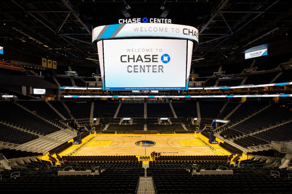 Chase Center Arena Seating Chart