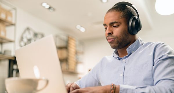 Bose Professional, Guy on Laptop, Technology for Remote Working