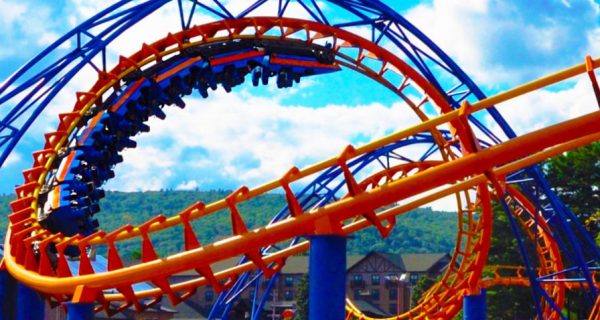 Roller Coaster, Amusement Park, LED Displays in amusement parks