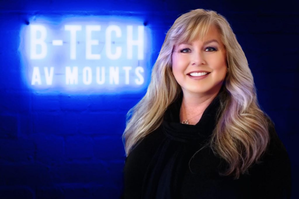 Tiffany Dozier, VP of Sales at B-Tech AV Mounts