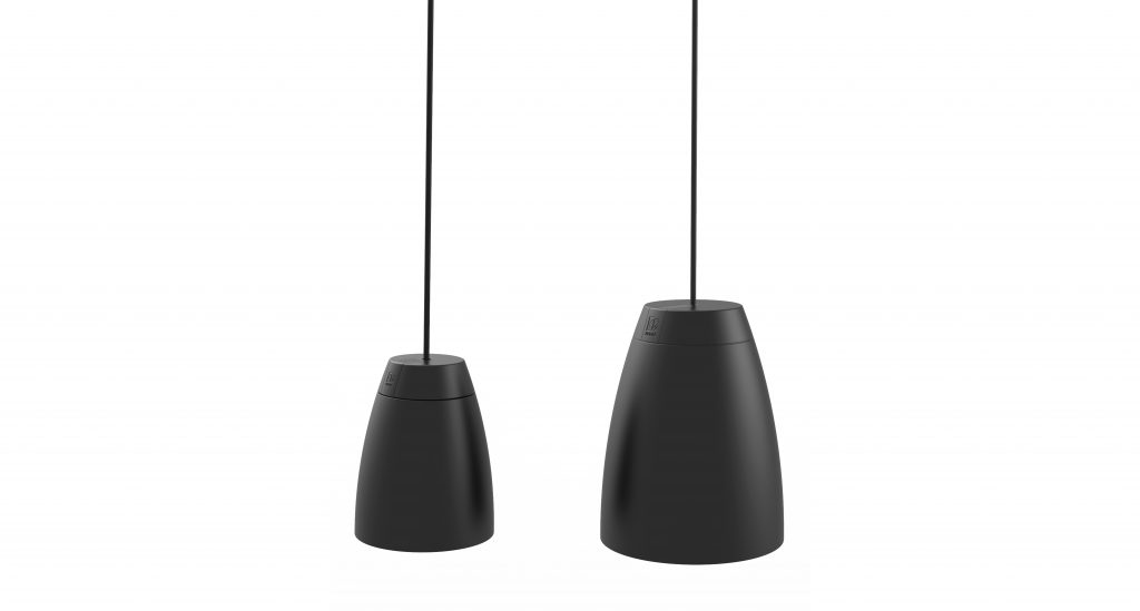 alti hanging pendant speakers by audac