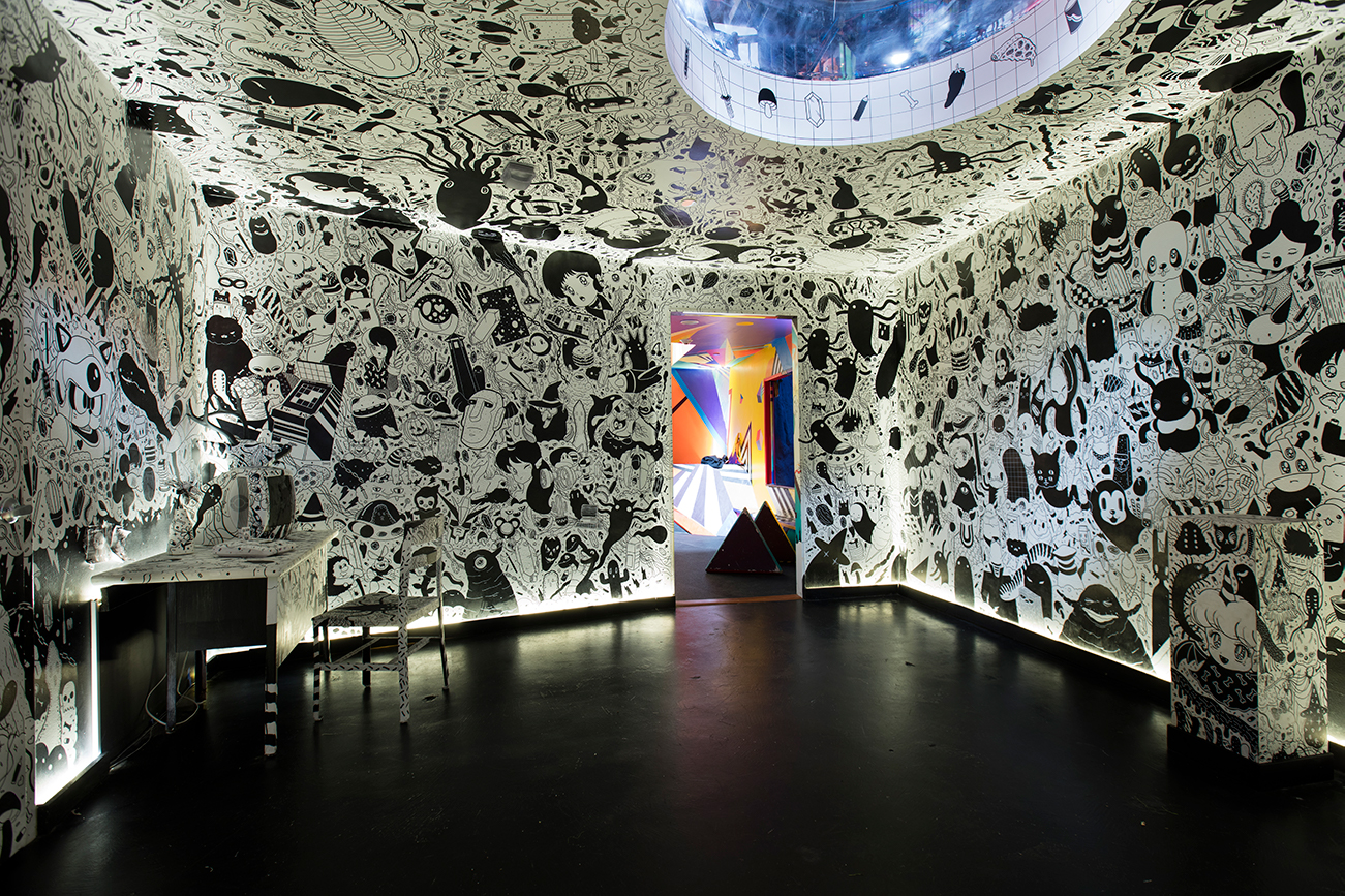 Future Fantasy Delight by Nico Salazar at Meow Wolf's House of Eternal Return