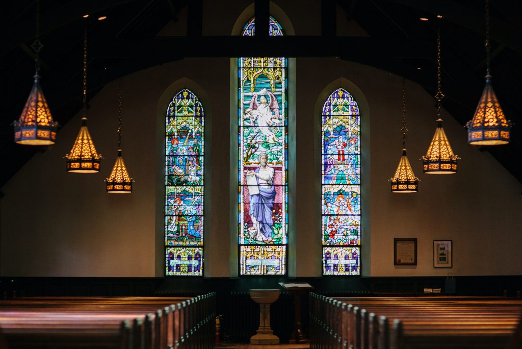 empty church interior