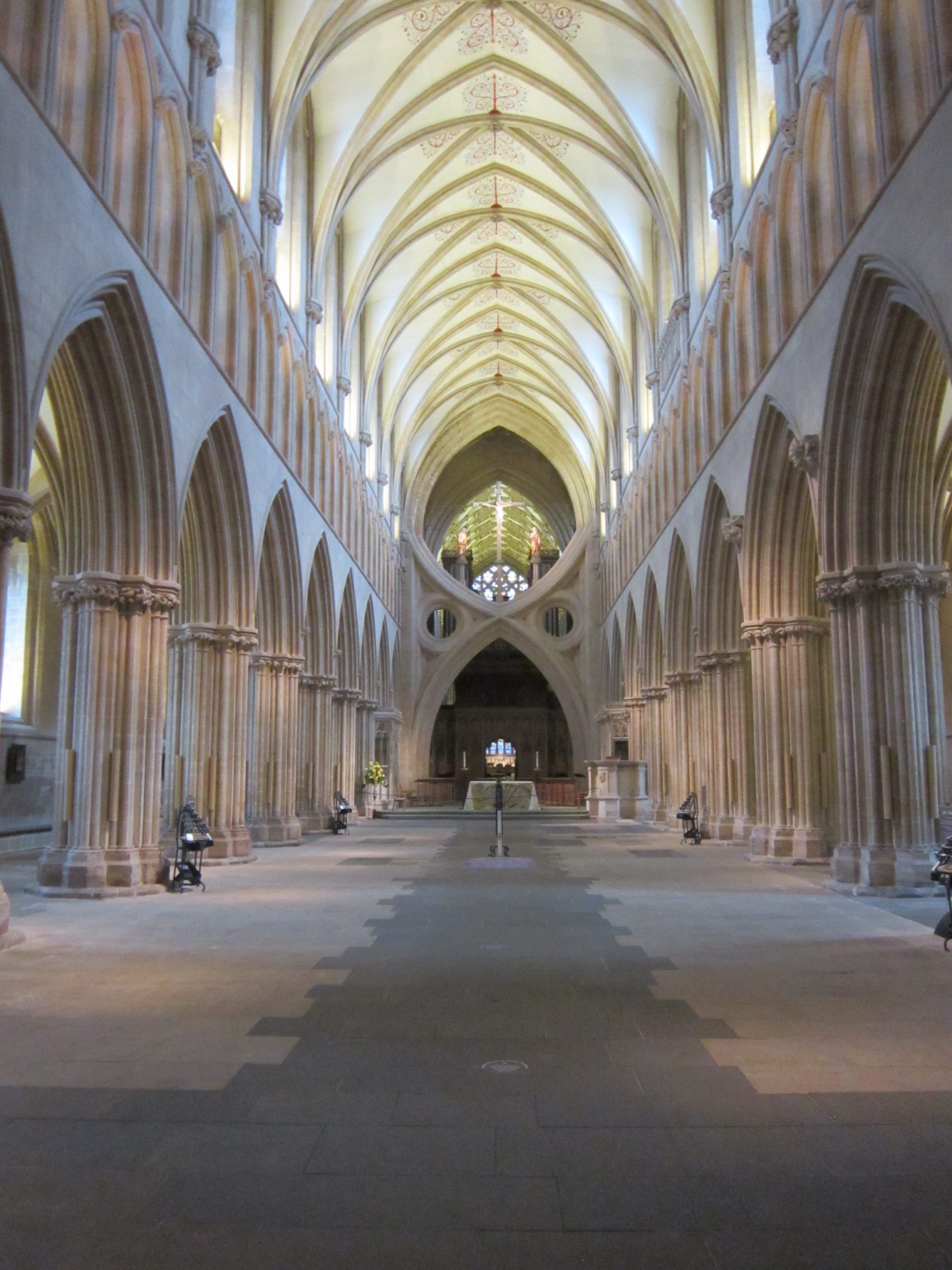 an empty nave