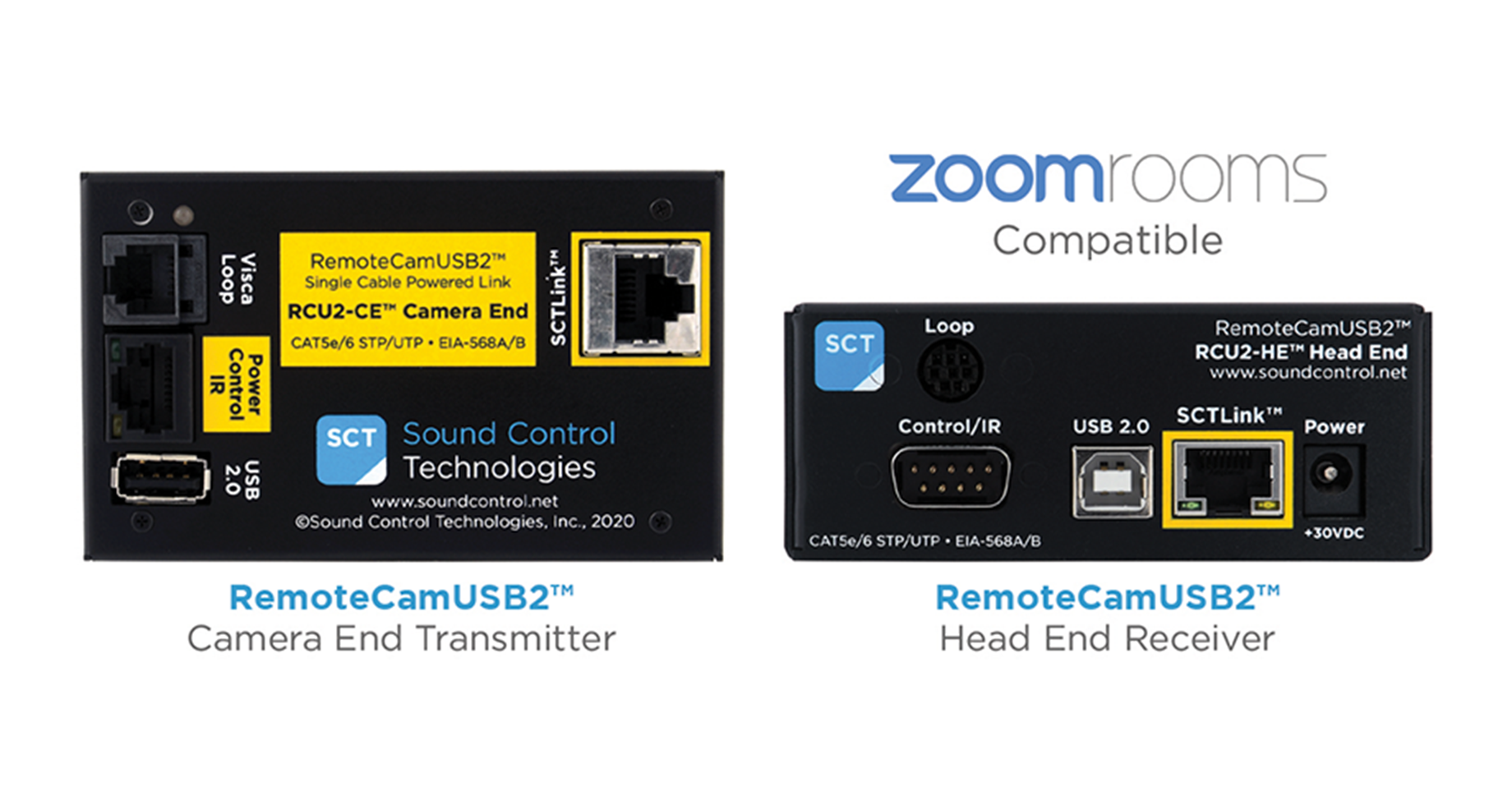 Sound Control Technologies' RemoteCamUSB2 Platform For USB PTZ Cameras