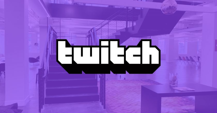 twitch new NYC HQ with logo ovverlay